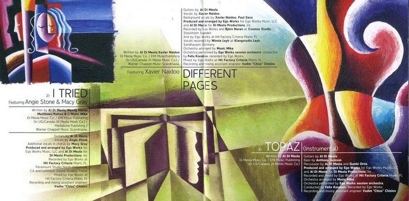 Al Di Meola Booklet Pages 4-5 International