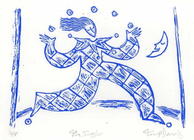 Blue Juggler