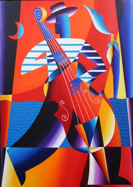 Musician With Bass