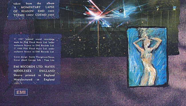 Pink Floyd Single Alt Back