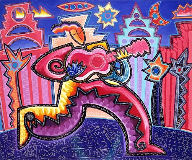 Red Guitar